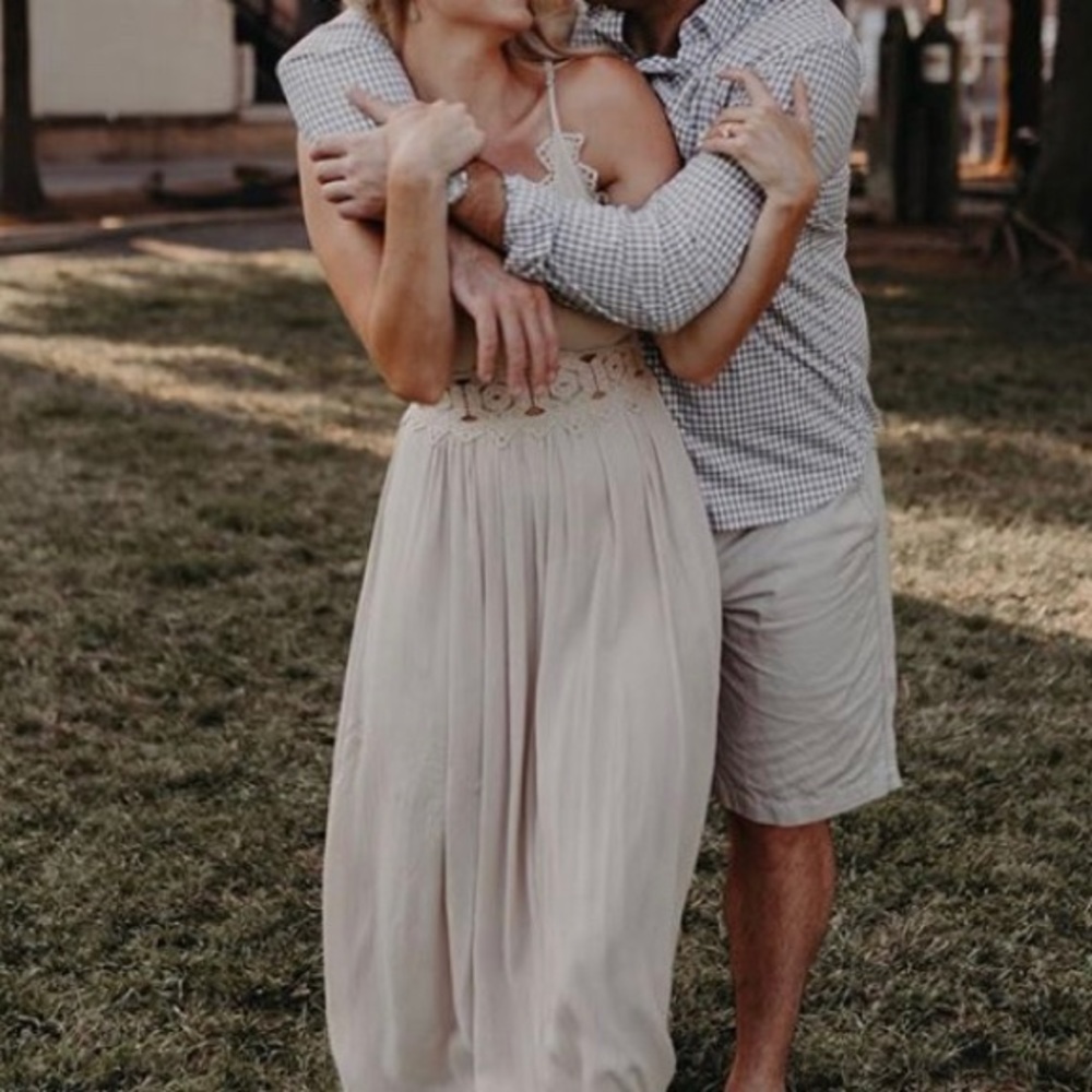Lulus Neutral Color Maxi Dress
